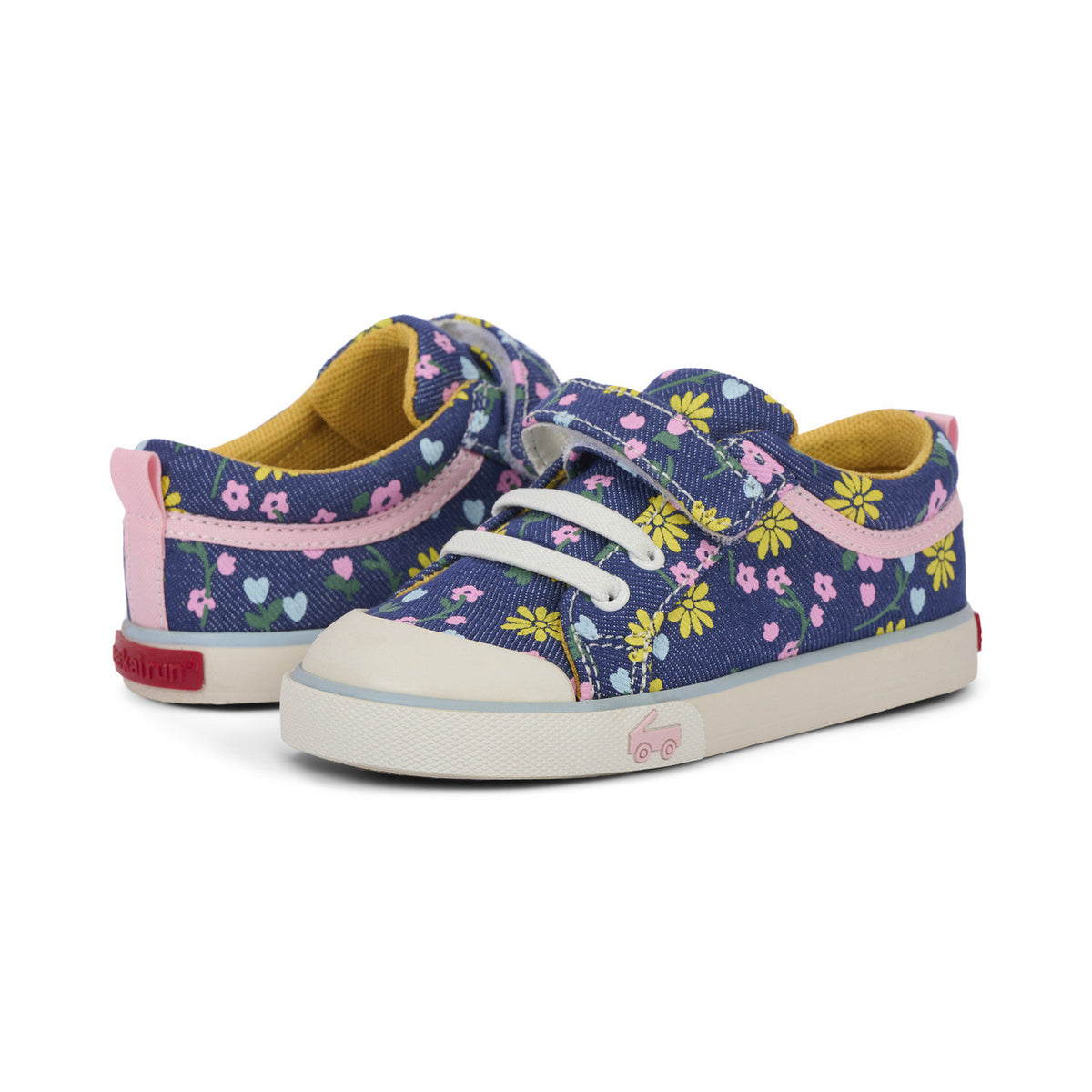 See Kai Run Top Pick | Kristin Blue Denim/Floral