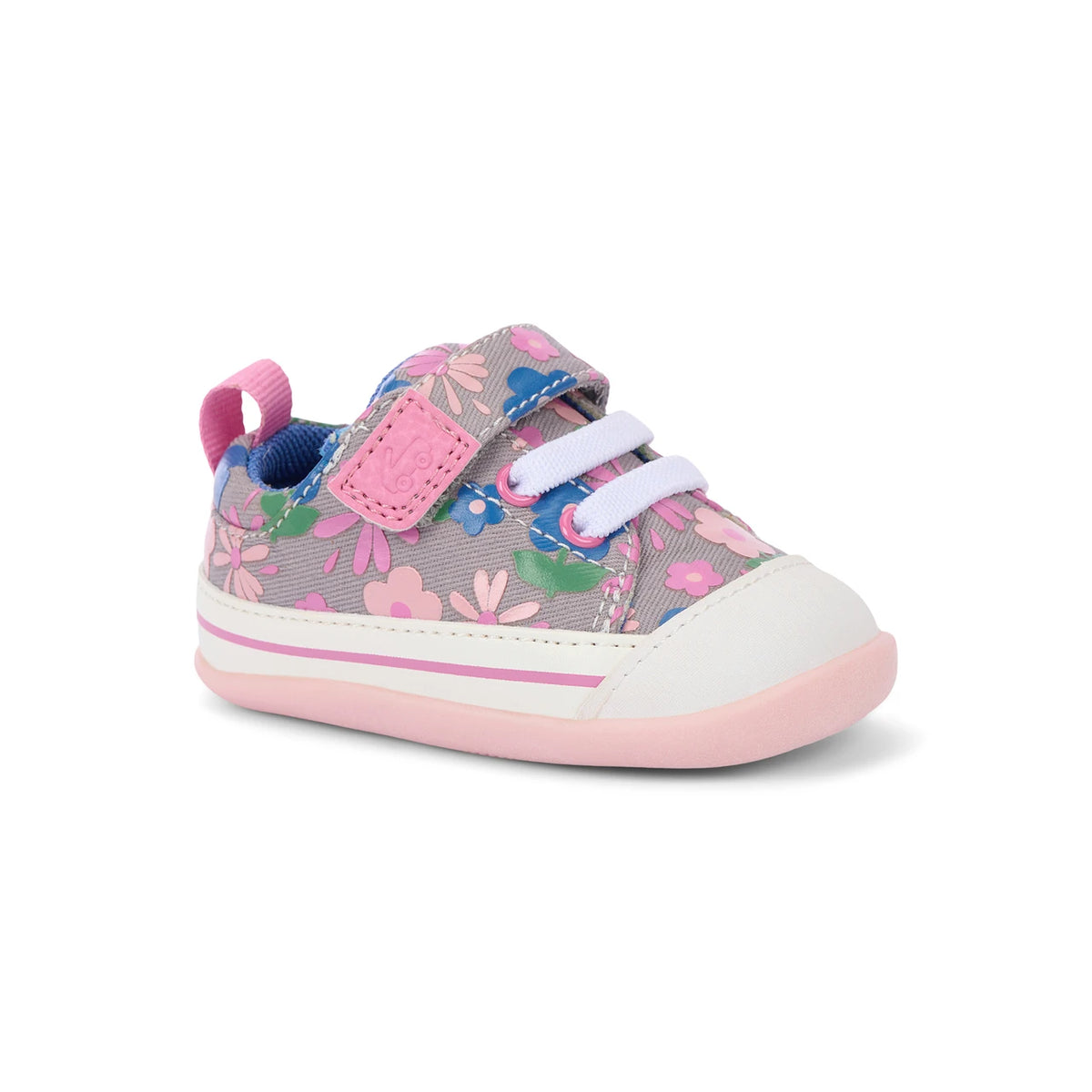 See Kai Run Everyday | Stevie Mini Gray Floral