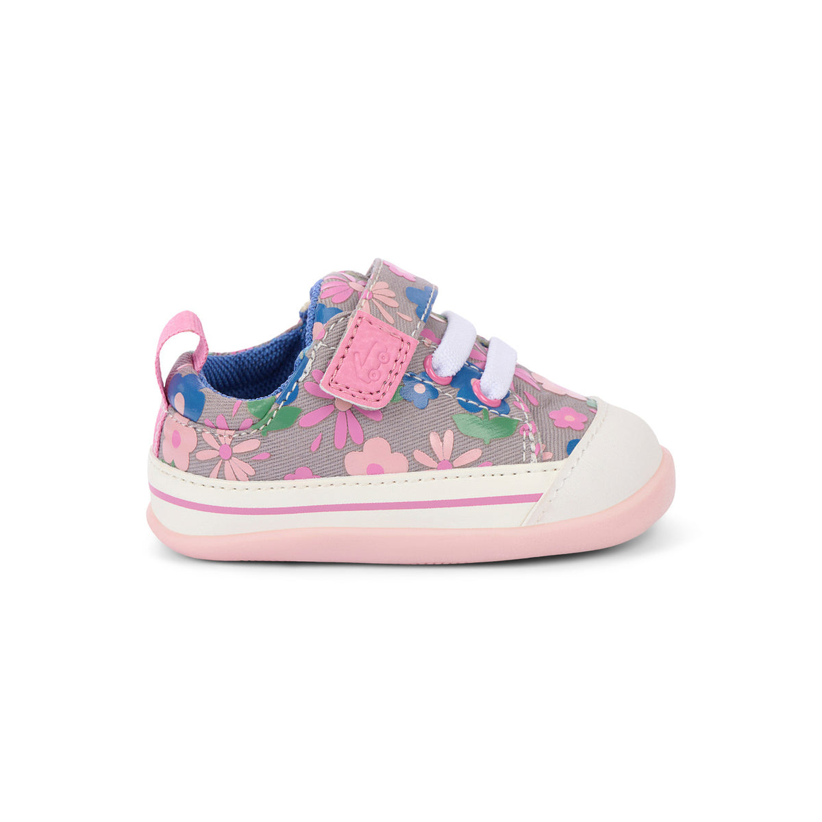 See Kai Run Everyday | Stevie Mini Gray Floral