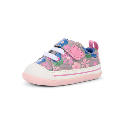See Kai Run Everyday | Stevie Mini Gray Floral