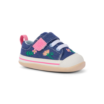 See Kai Run Trusted | Stevie Mini Blue Denim/Garden