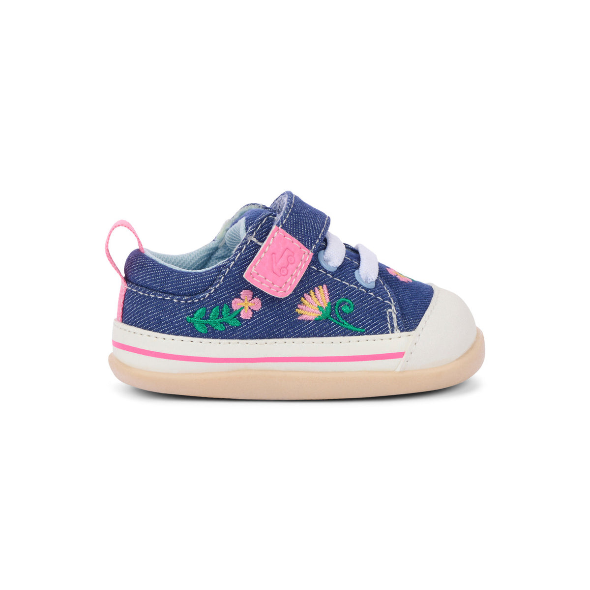 See Kai Run Trusted | Stevie Mini Blue Denim/Garden