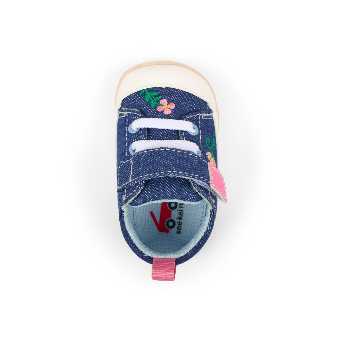 See Kai Run Trusted | Stevie Mini Blue Denim/Garden