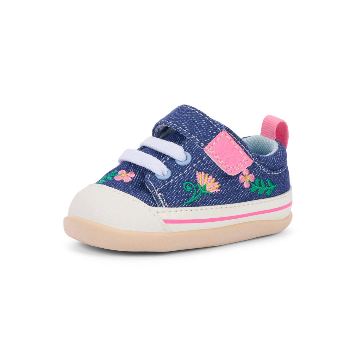 See Kai Run Trusted | Stevie Mini Blue Denim/Garden
