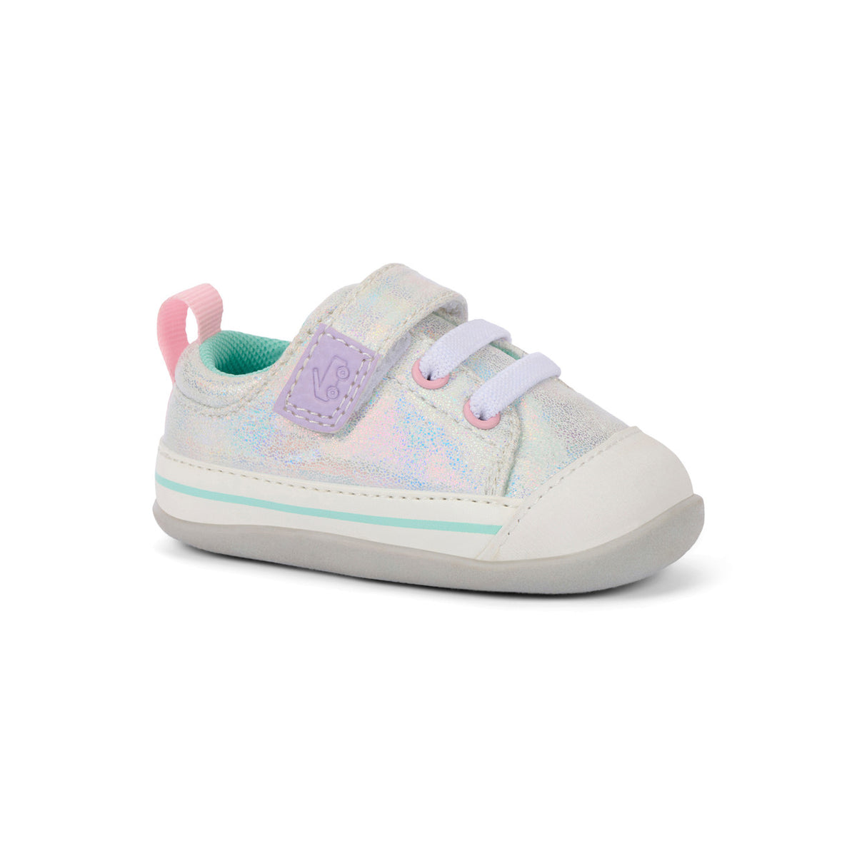 See Kai Run Customer Favorite | Stevie Mini Silver Metallic