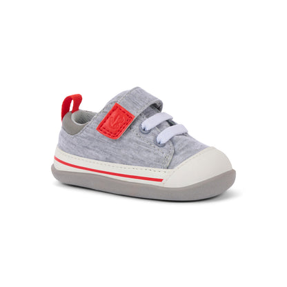 See Kai Run Quality | Stevie Mini Gray Jersey/Red