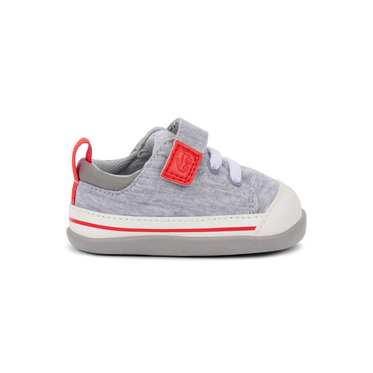 See Kai Run Quality | Stevie Mini Gray Jersey/Red