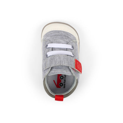 See Kai Run Quality | Stevie Mini Gray Jersey/Red