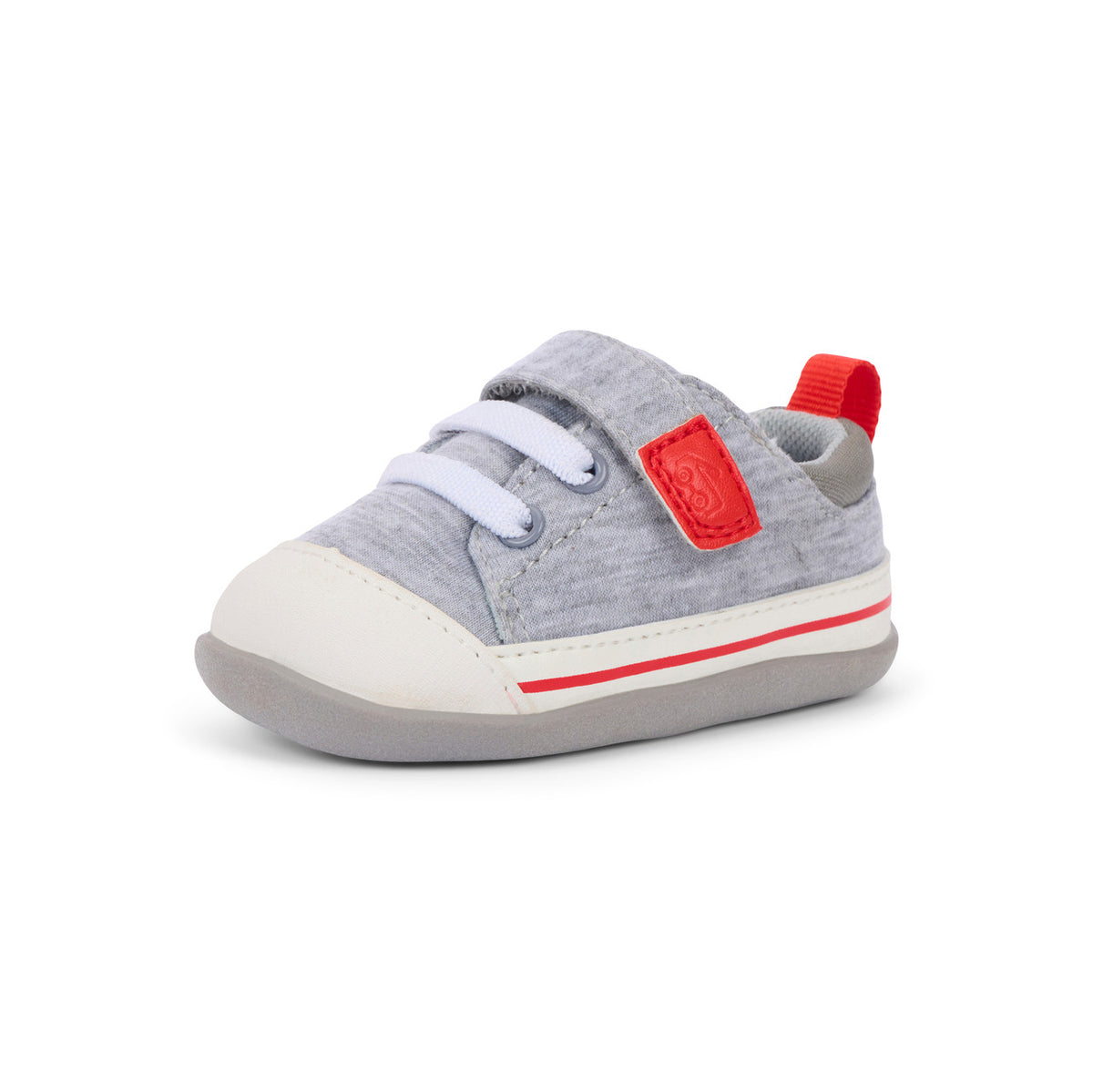 See Kai Run Quality | Stevie Mini Gray Jersey/Red