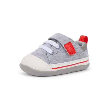 See Kai Run Quality | Stevie Mini Gray Jersey/Red