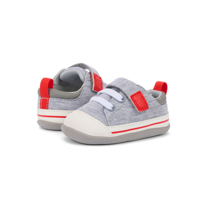 See Kai Run Quality | Stevie Mini Gray Jersey/Red