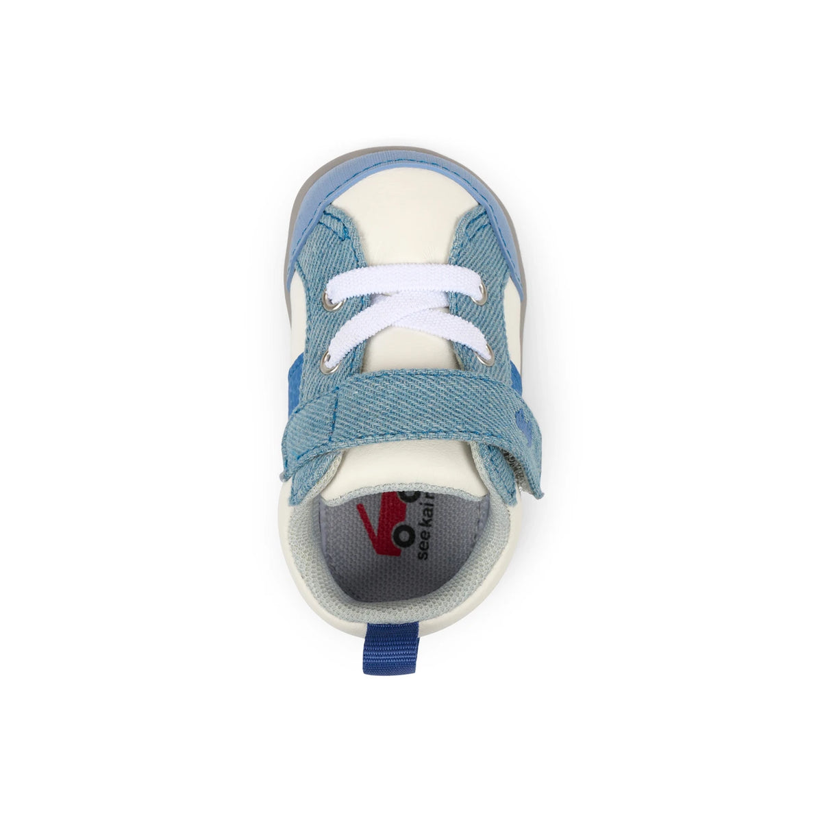 See Kai Run Deals | Connor Mini White/Washed Denim