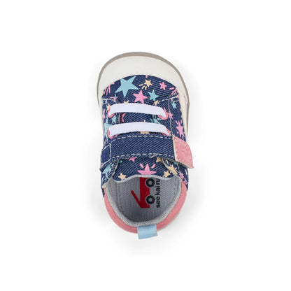 See Kai Run Top Pick | Stevie Mini Navy Denim/Stars