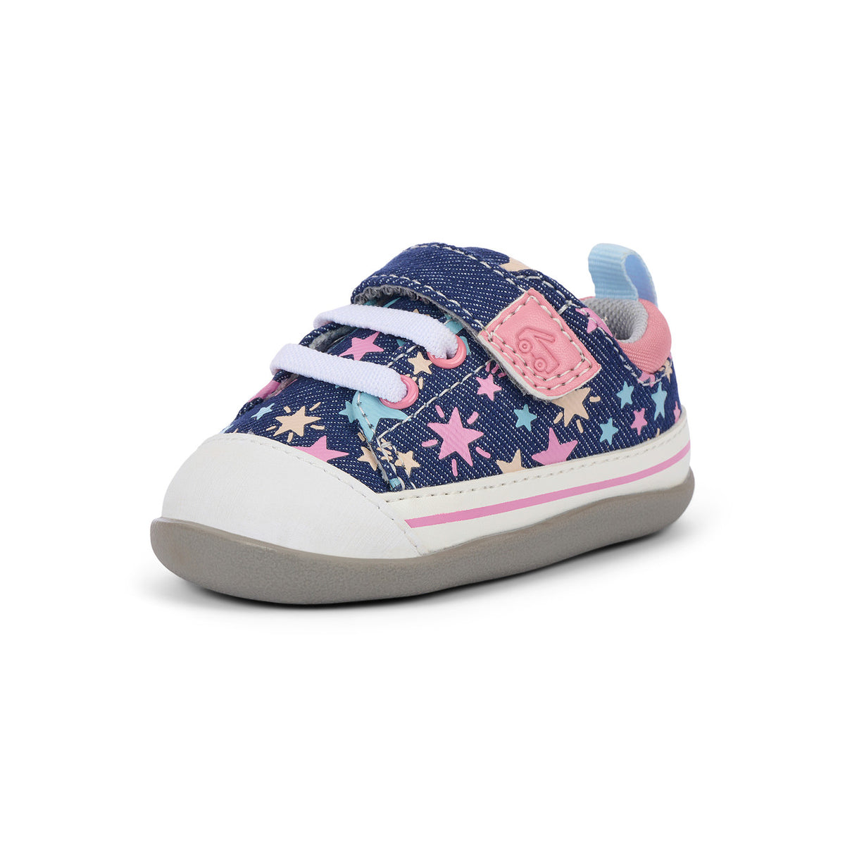 See Kai Run Top Pick | Stevie Mini Navy Denim/Stars