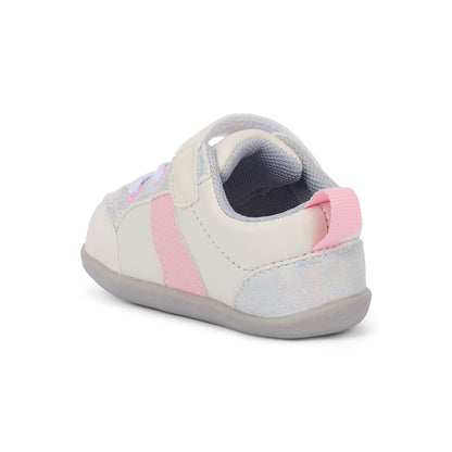 See Kai Run Signature | Connor Mini (First Walker) White/Pink
