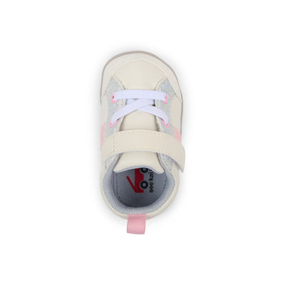 See Kai Run Signature | Connor Mini (First Walker) White/Pink