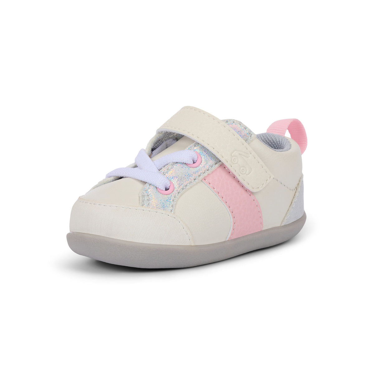 See Kai Run Signature | Connor Mini (First Walker) White/Pink