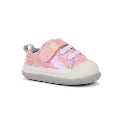 See Kai Run Recommended | Stevie Mini (First Walker) Pink Metallic
