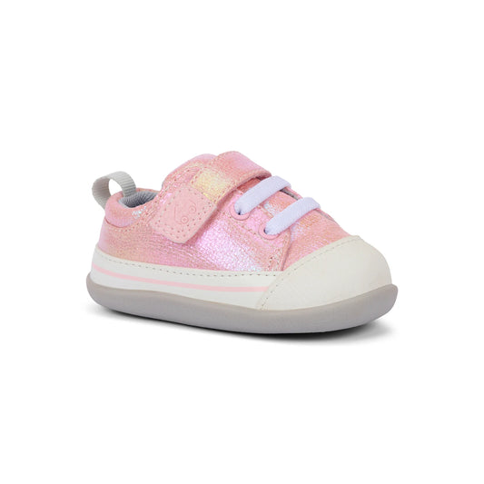 See Kai Run Recommended | Stevie Mini (First Walker) Pink Metallic