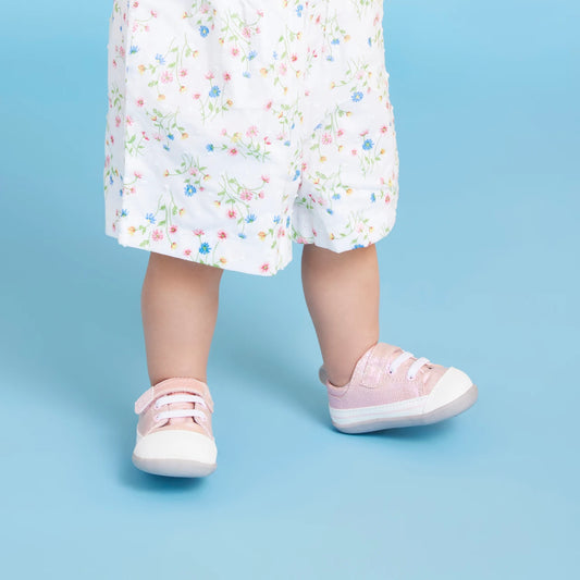See Kai Run Recommended | Stevie Mini (First Walker) Pink Metallic
