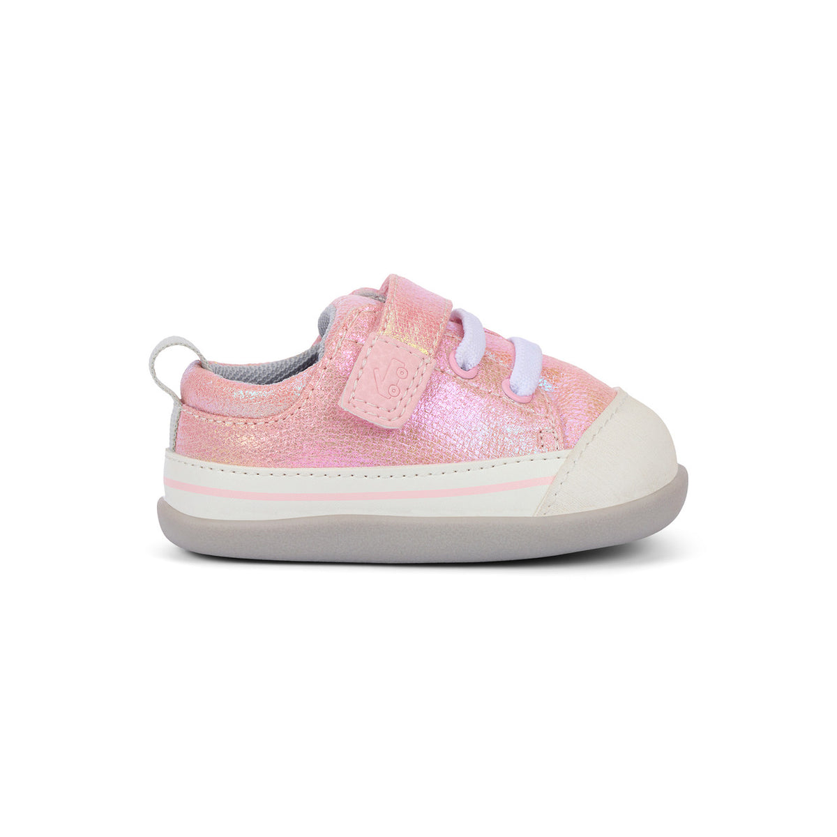 See Kai Run Recommended | Stevie Mini (First Walker) Pink Metallic