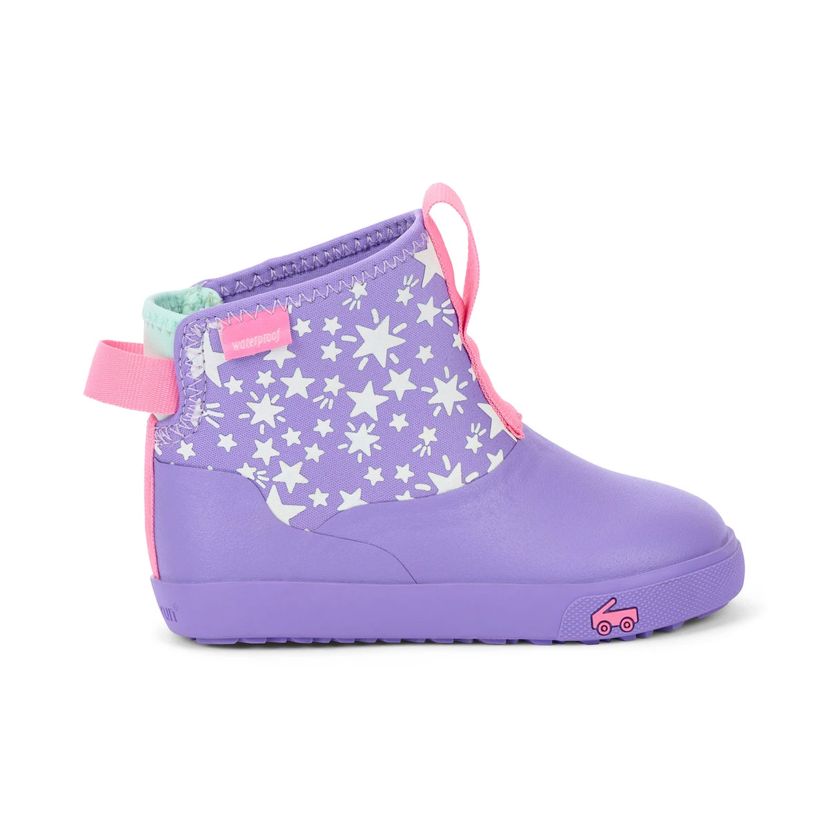 See Kai Run Premium | Ame Waterproof Purple Superstars