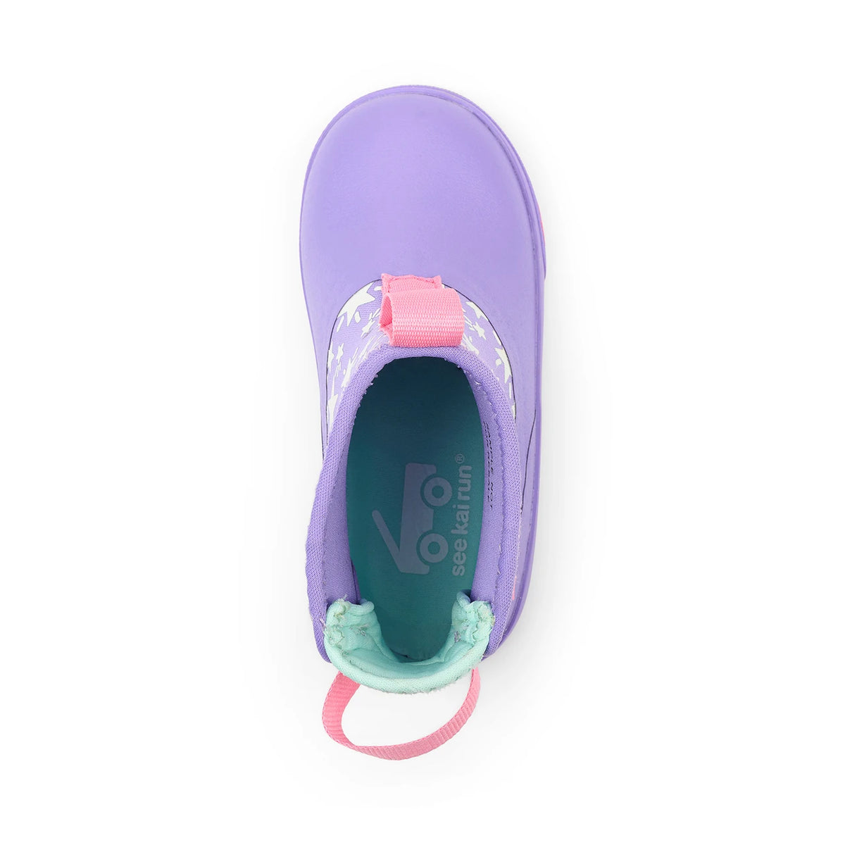 See Kai Run Premium | Ame Waterproof Purple Superstars