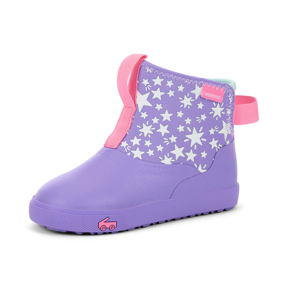 See Kai Run Premium | Ame Waterproof Purple Superstars