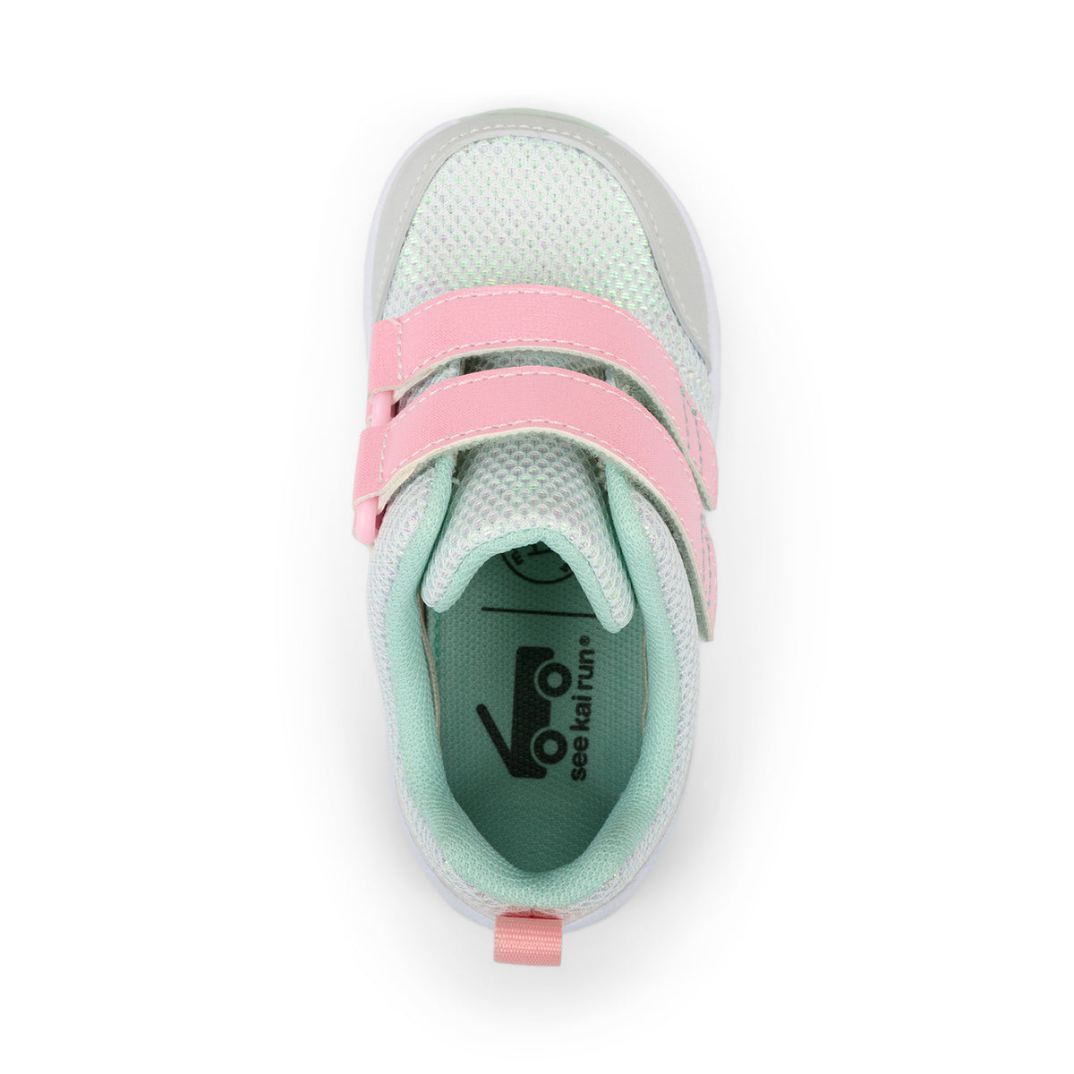 See Kai Run Smart Buy | Ryder Adapt Light Gray Shimmer