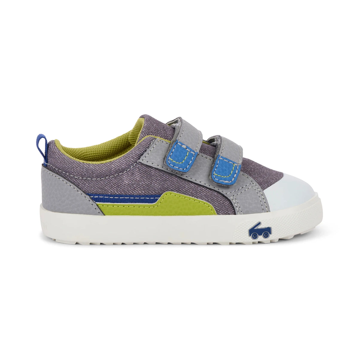 See Kai Run Latest | Riley Gray Denim/Lime