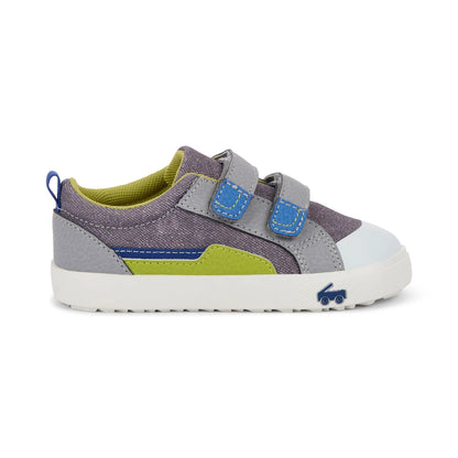 See Kai Run Latest | Riley Gray Denim/Lime