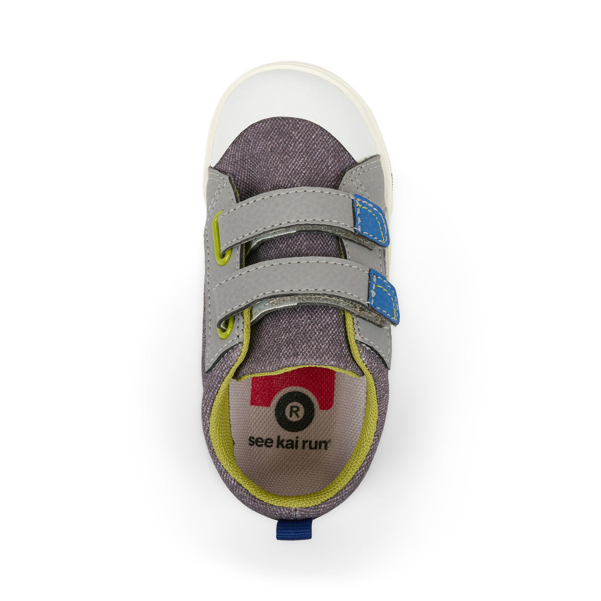 See Kai Run Latest | Riley Gray Denim/Lime