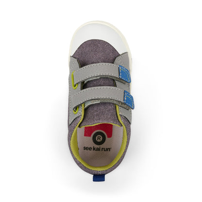 See Kai Run Latest | Riley Gray Denim/Lime