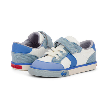 See Kai Run Recommended | Connor White/Washed Denim