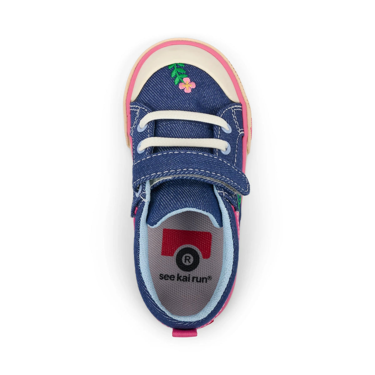See Kai Run Premium | Kristin Blue Denim/Garden