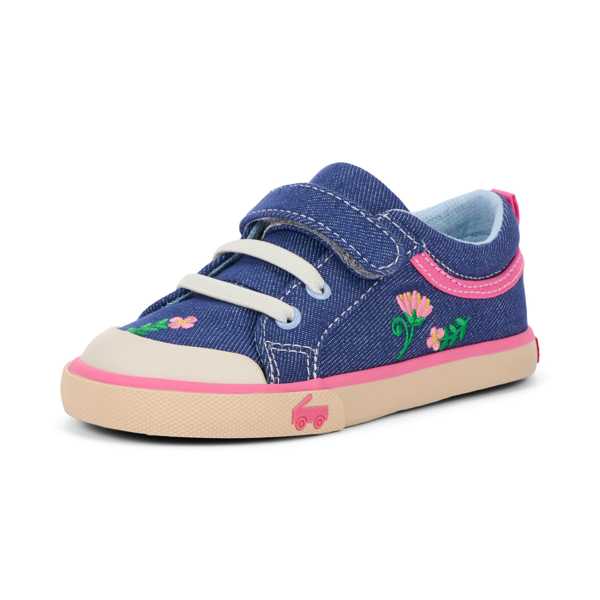 See Kai Run Premium | Kristin Blue Denim/Garden