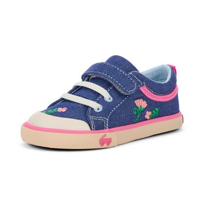 See Kai Run Premium | Kristin Blue Denim/Garden