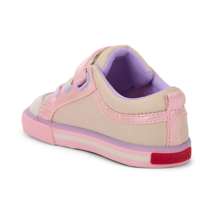 See Kai Run Popular | Kristin Oatmeal/Pink