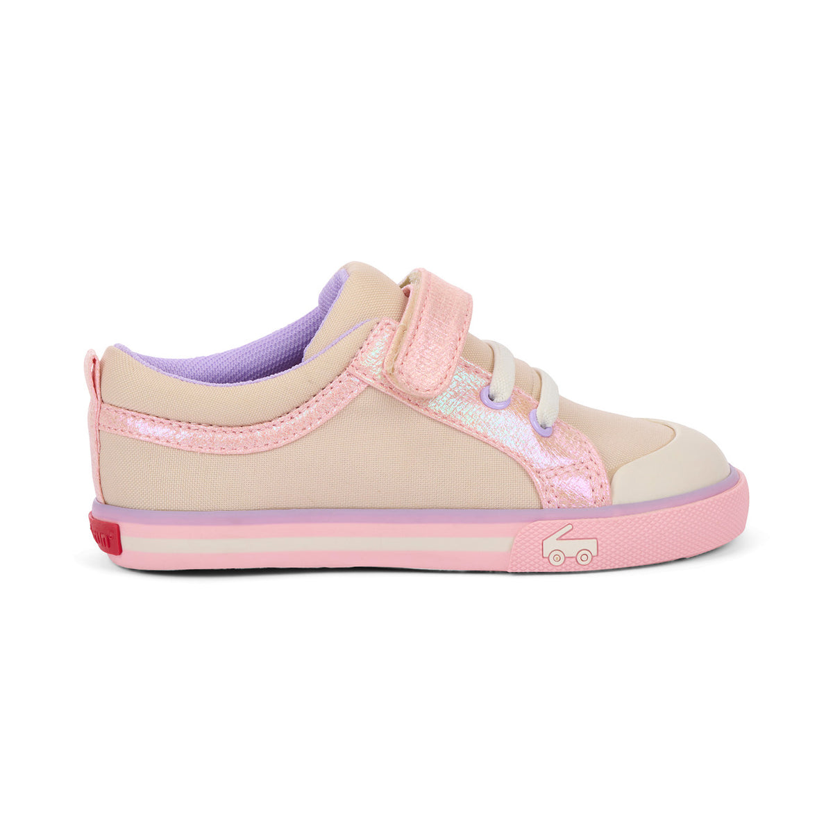 See Kai Run Popular | Kristin Oatmeal/Pink