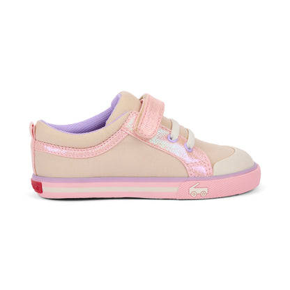 See Kai Run Popular | Kristin Oatmeal/Pink