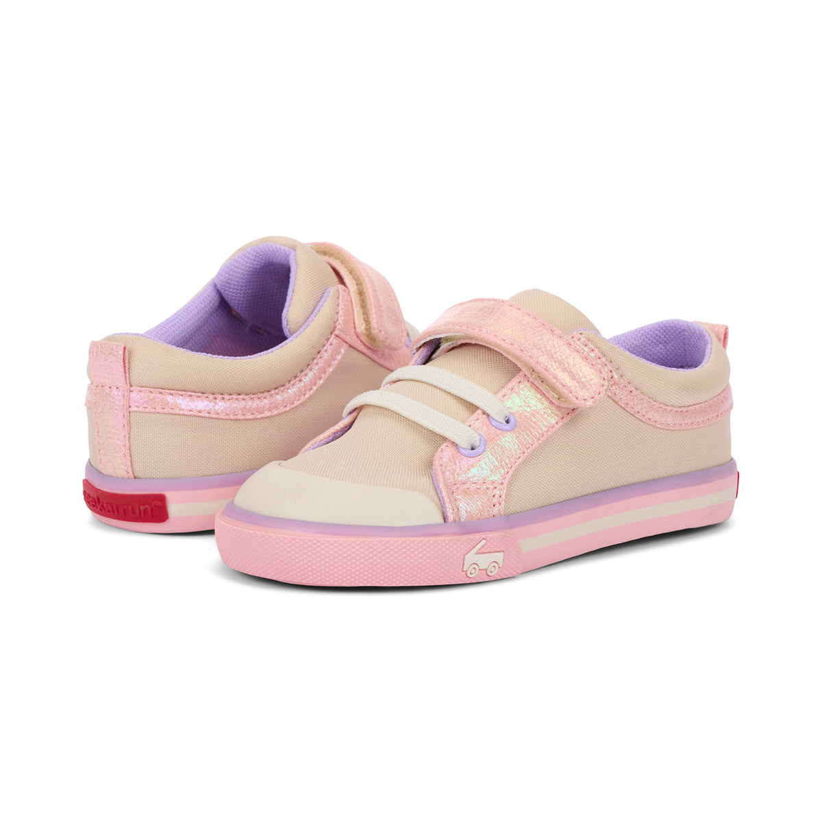 See Kai Run Popular | Kristin Oatmeal/Pink