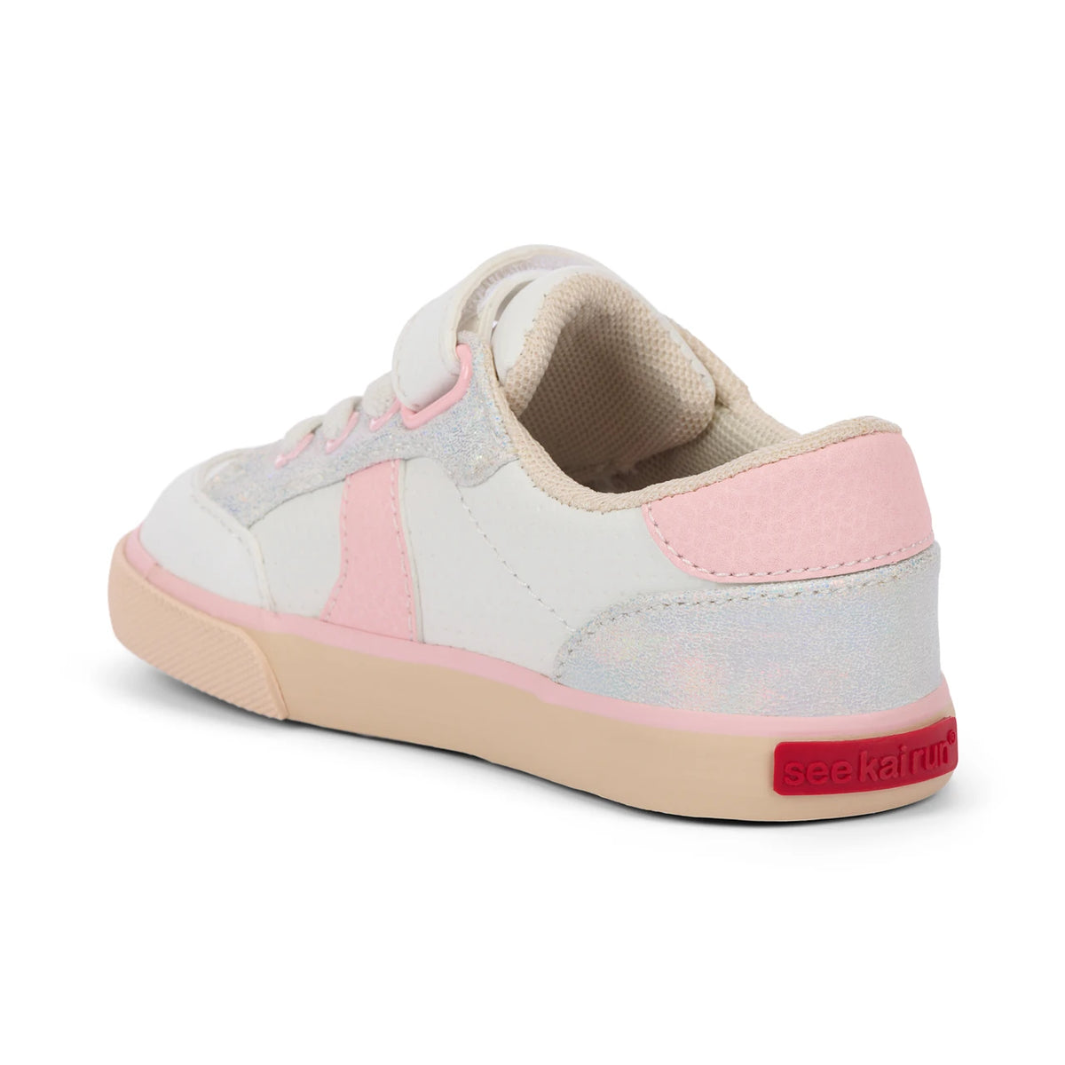 See Kai Run Classic | Connor White/Pink