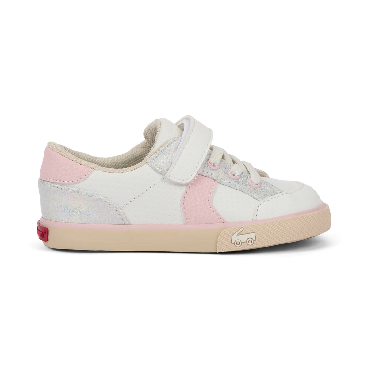 See Kai Run Classic | Connor White/Pink