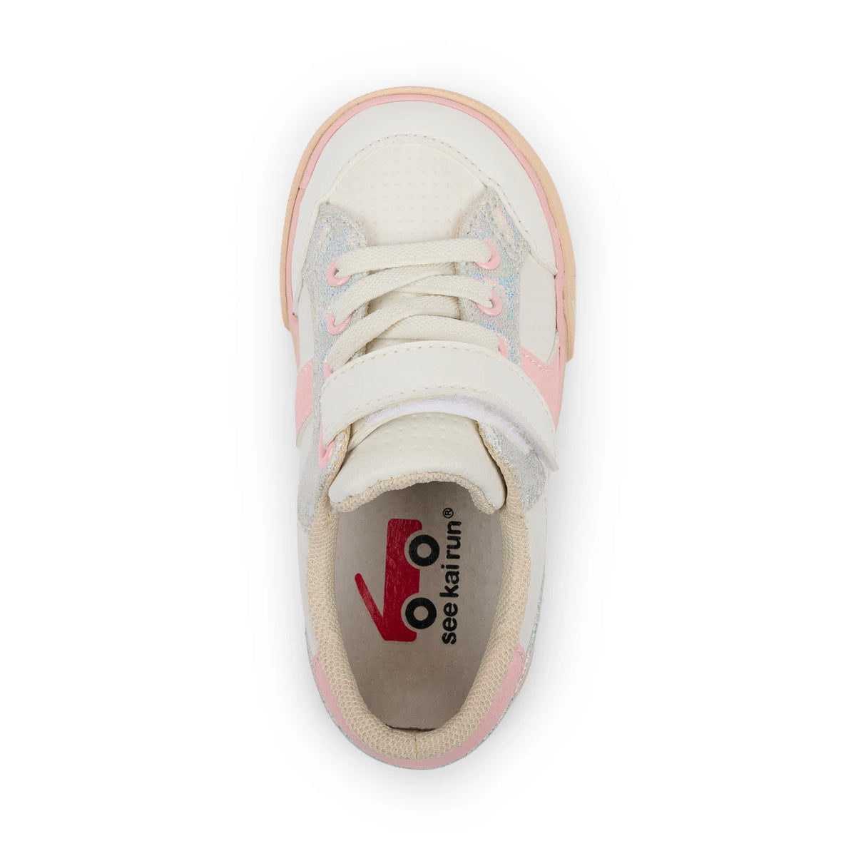 See Kai Run Classic | Connor White/Pink