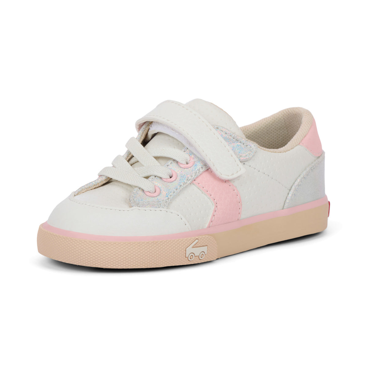 See Kai Run Classic | Connor White/Pink