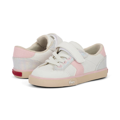 See Kai Run Classic | Connor White/Pink
