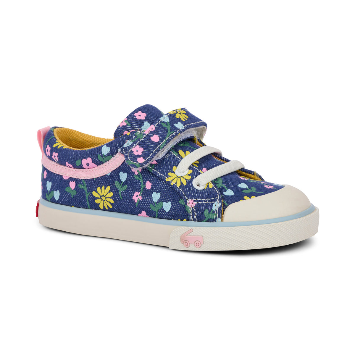 See Kai Run Top Pick | Kristin Blue Denim/Floral