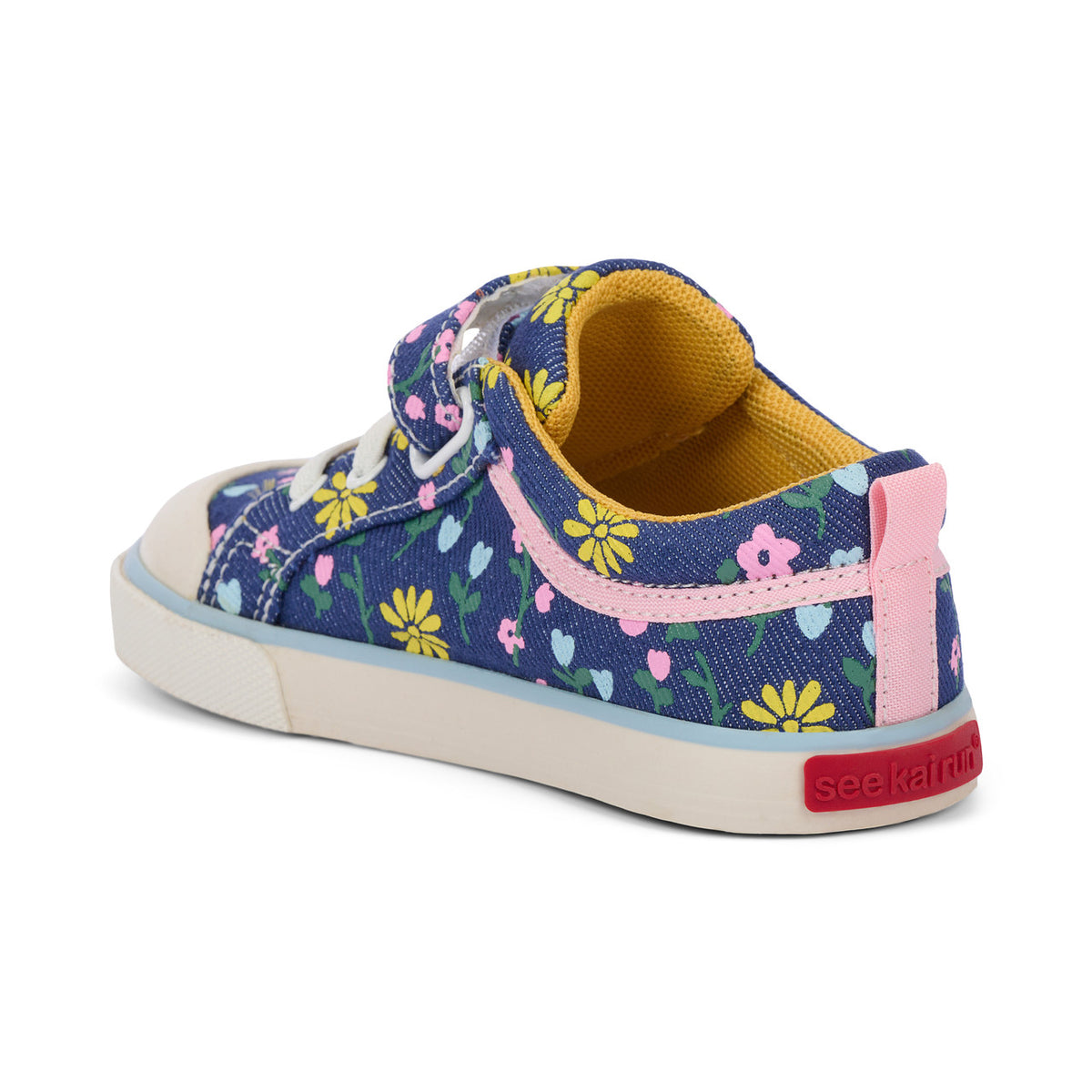 See Kai Run Top Pick | Kristin Blue Denim/Floral