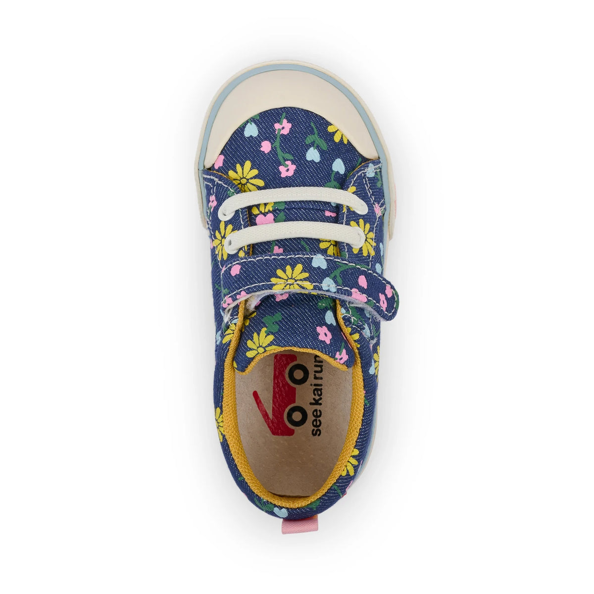 See Kai Run Top Pick | Kristin Blue Denim/Floral