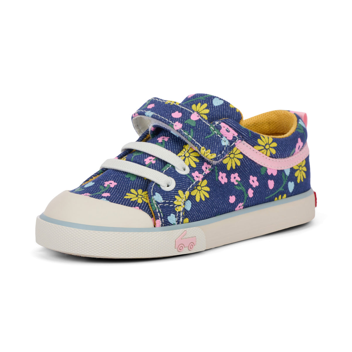 See Kai Run Top Pick | Kristin Blue Denim/Floral